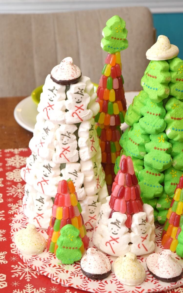 Peeps Christmas Centerpiece