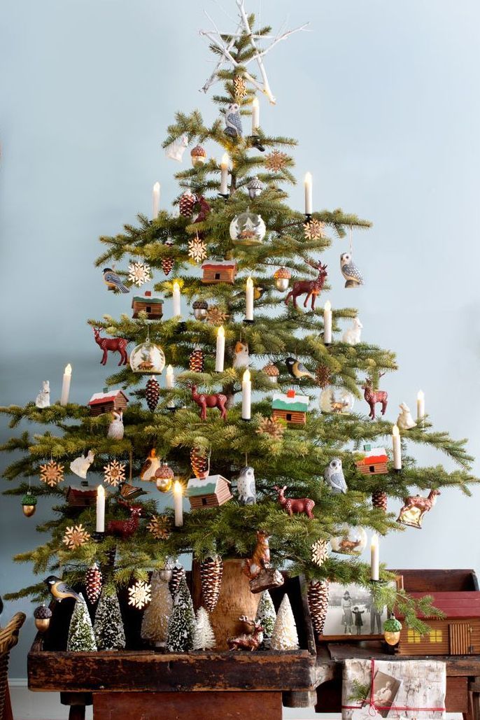 Christmas Tree Decoration Ideas - Woodland Tree