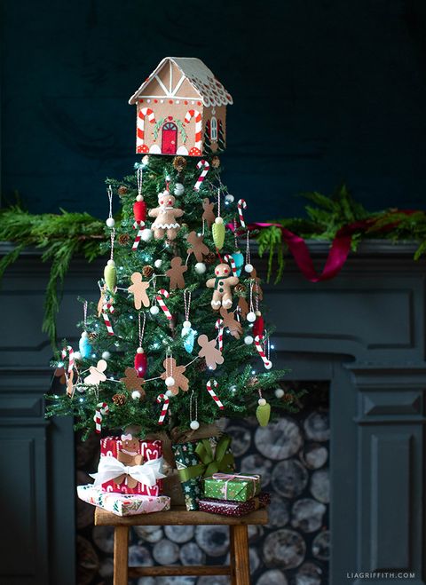 christmas tree decorations gingerbread christmas tree