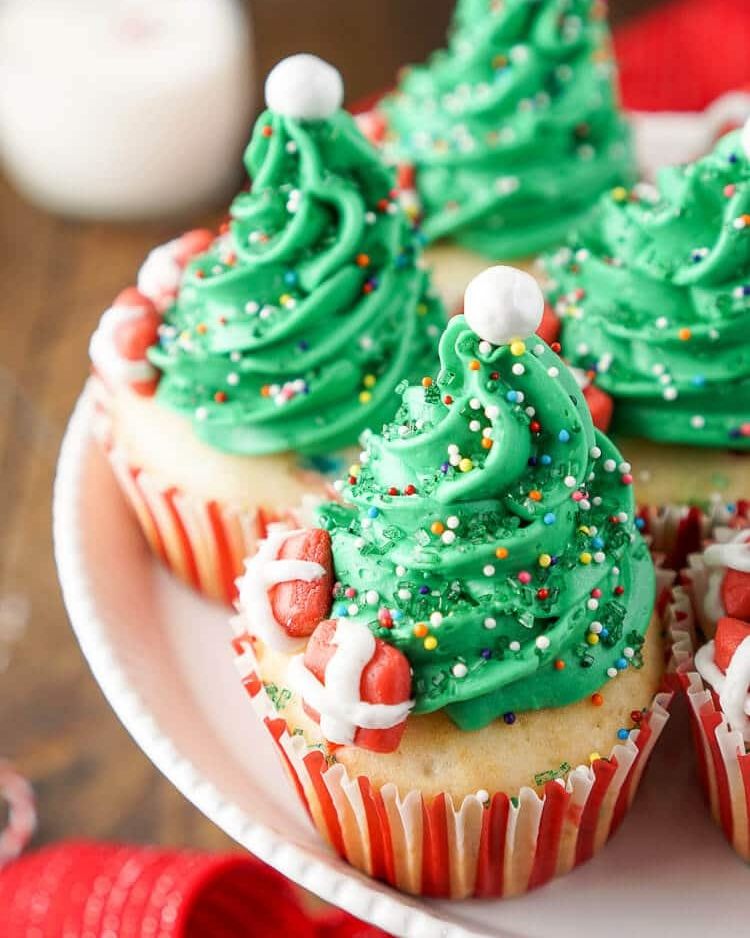 christmas tree desserts christmas tree cupcakes