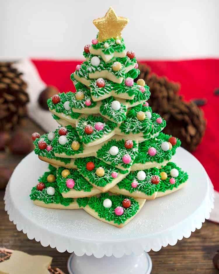 christmas tree desserts cookie tree
