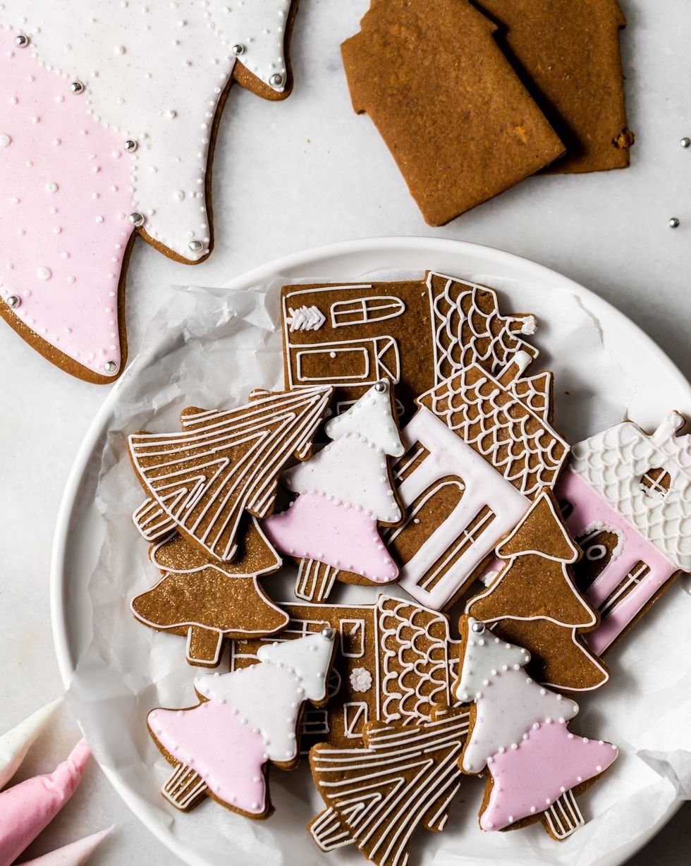 christmas tree desserts soft gingerbread cookies