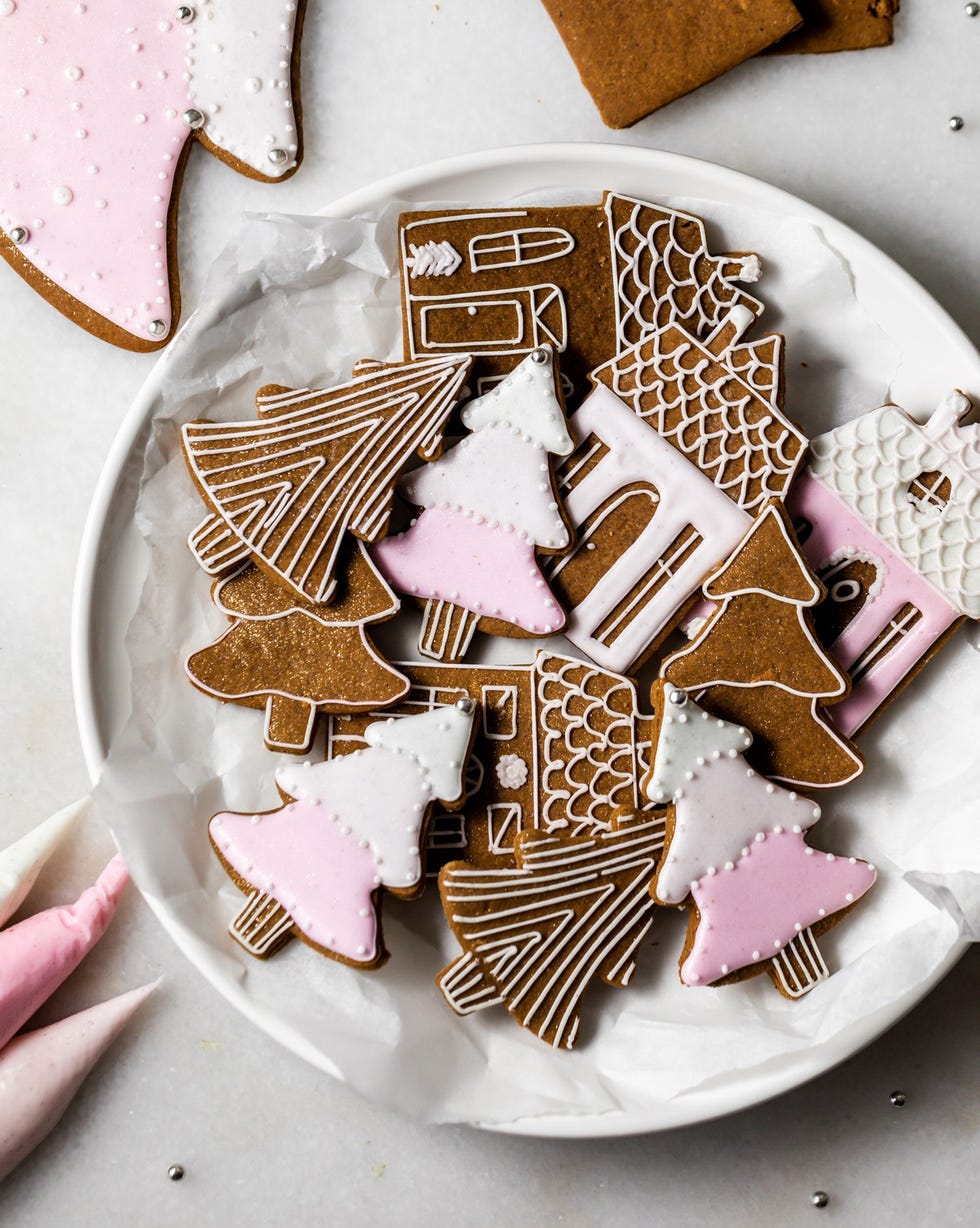 christmas tree desserts soft gingerbread cookies