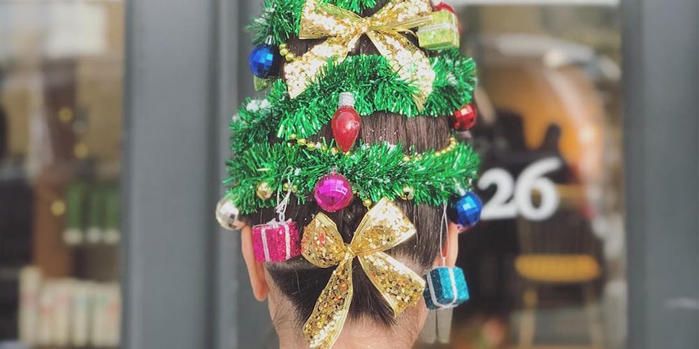 Christmas Tree Hair Will Broadcast Your Love for the Holiday Season Christmas Tree Hair Will Broadcast Your Love for the Holiday Season