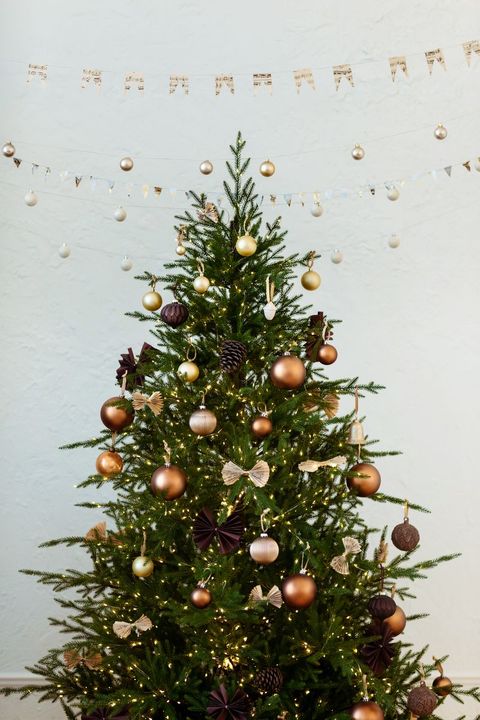 copper christmas tree