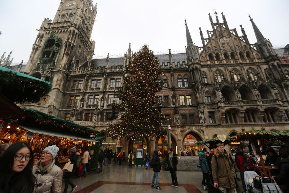 Christmas Market at Marienplatz in Munich