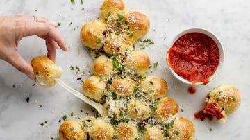 christmas tree pull apart bread