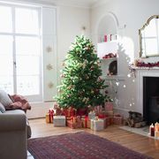 christmas tree surrounded with gifts