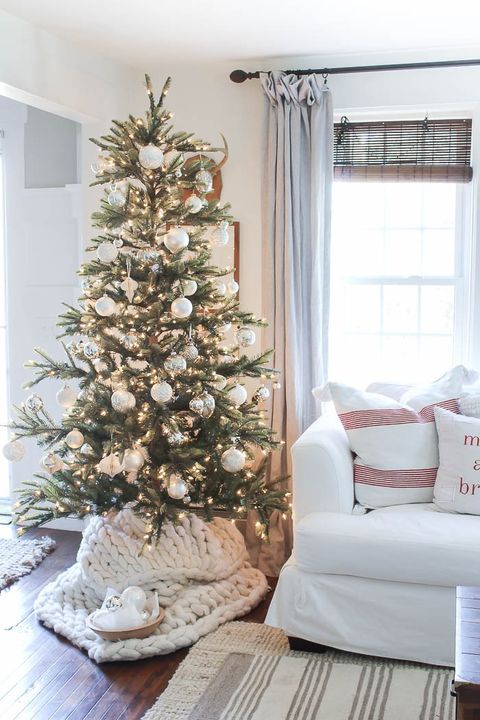 christmas tree themes soft white christmas tree