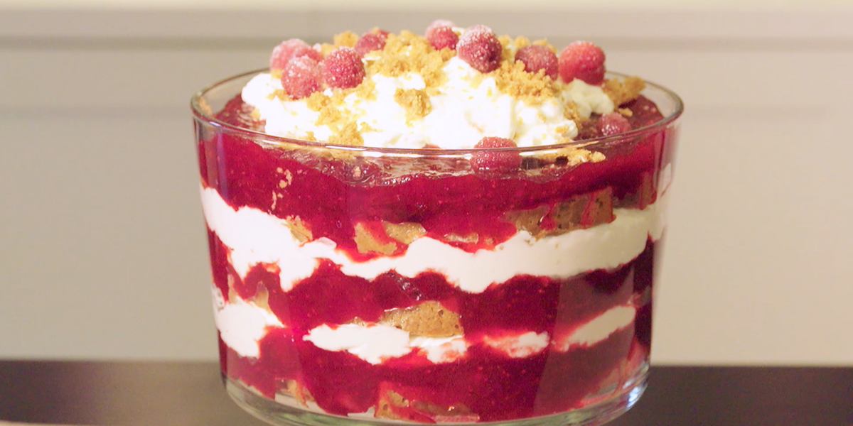 christmas trifle dessert
