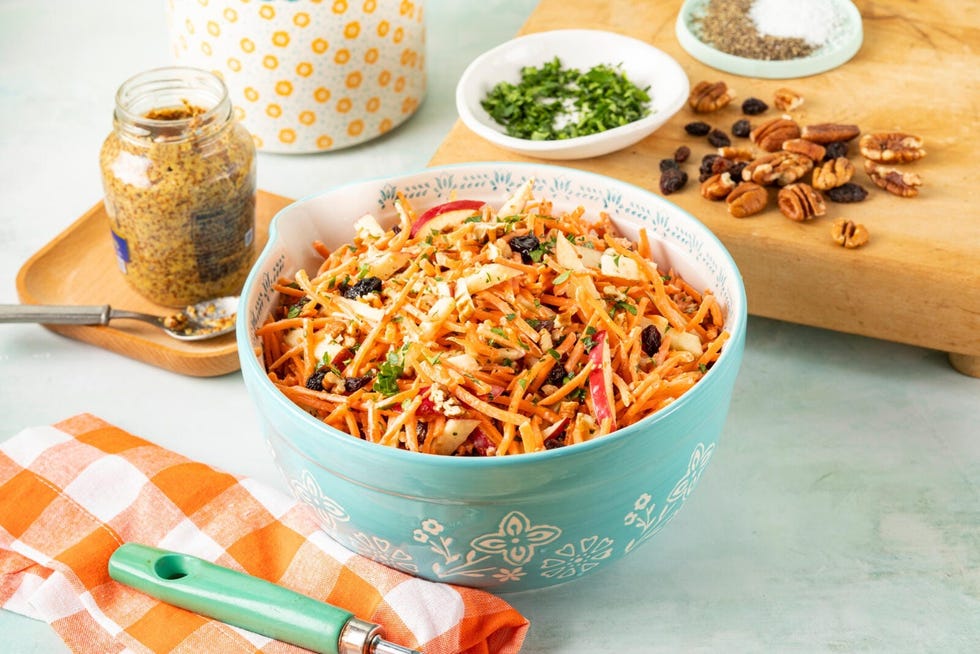 carrot salad christmas vegetable dish
