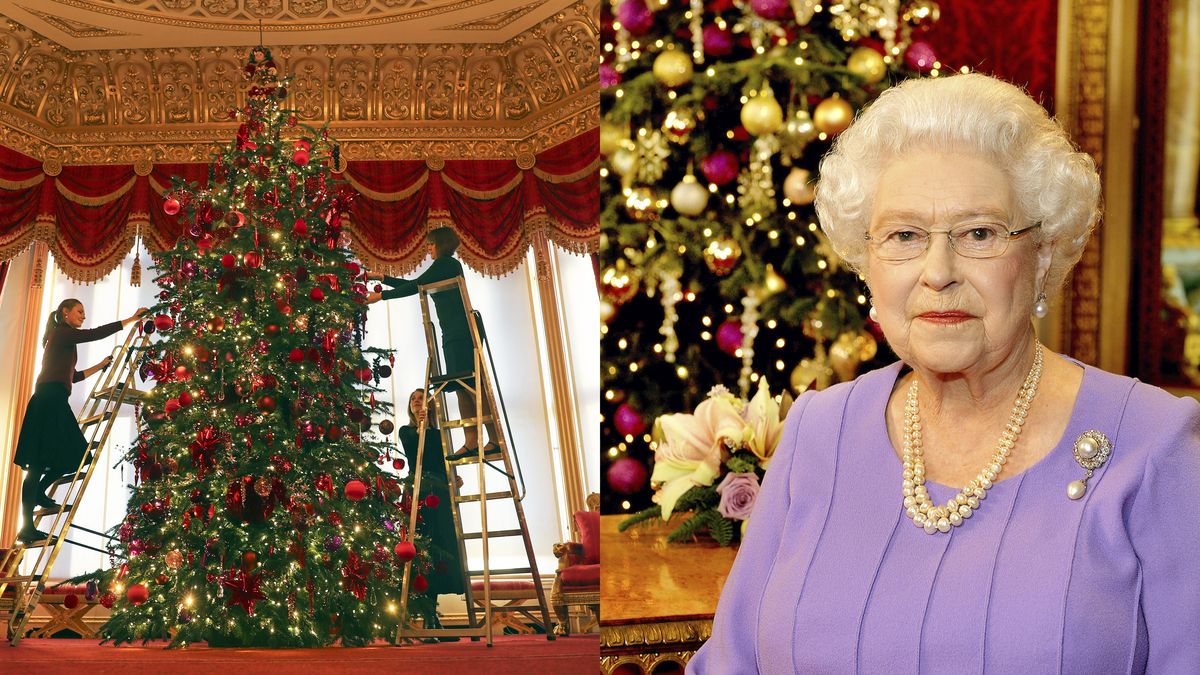 Windsor Castle Decorated for Christmas - Queen Elizabeth\'s ...