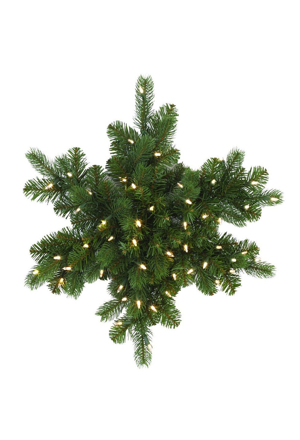 home depot pre lit artificial snowflake christmas wreath 