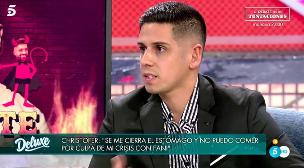 christoger confiesa estar roto tras romper con fani
