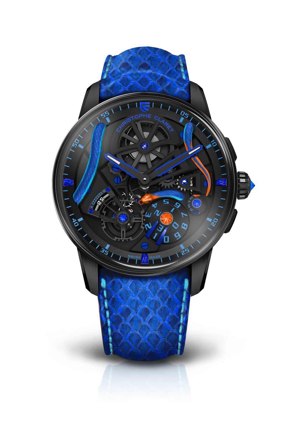 Analog watch, Watch, Blue, Cobalt blue, Electric blue, Watch accessory, Strap, Fashion accessory, 