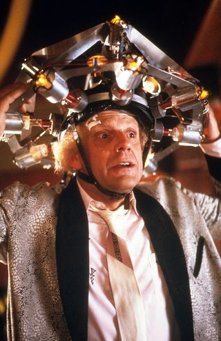 christopher lloyd in 'back to the future'