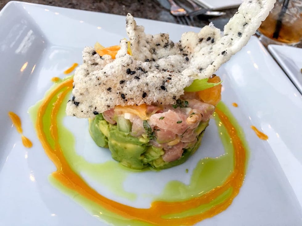 Dish, Cuisine, Food, Ingredient, À la carte food, Rillettes, Produce, Recipe, Hors d'oeuvre, Restaurant, 