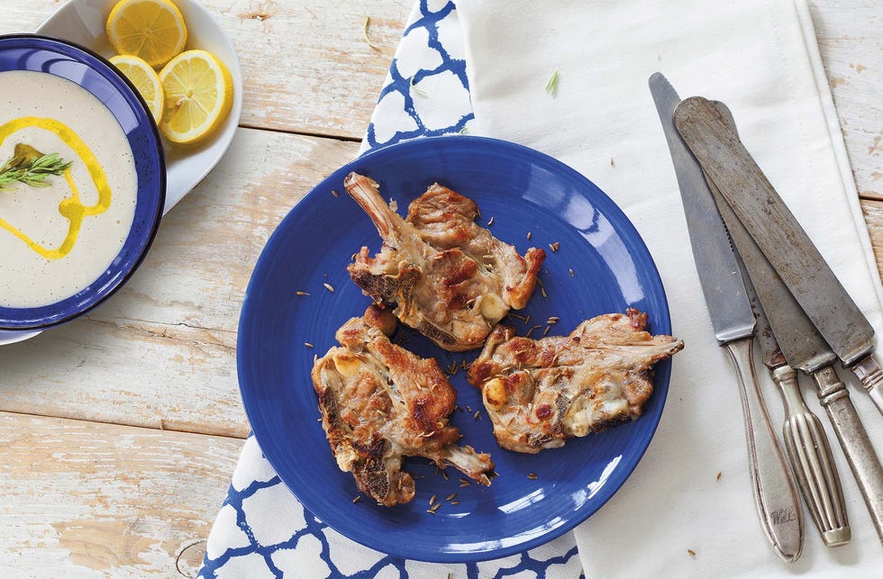 chuletas de cordero a la parrilla