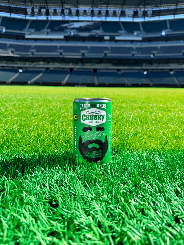 a can of beer on a field