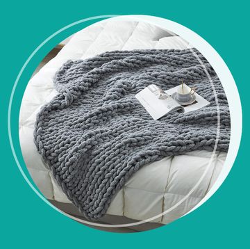 sunyrisy chunky knit throw blanket