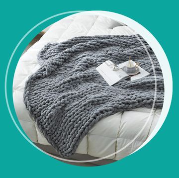 sunyrisy chunky knit throw blanket