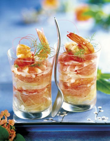 aperitivos de navidad chupitos de mar