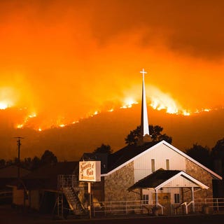 church fire