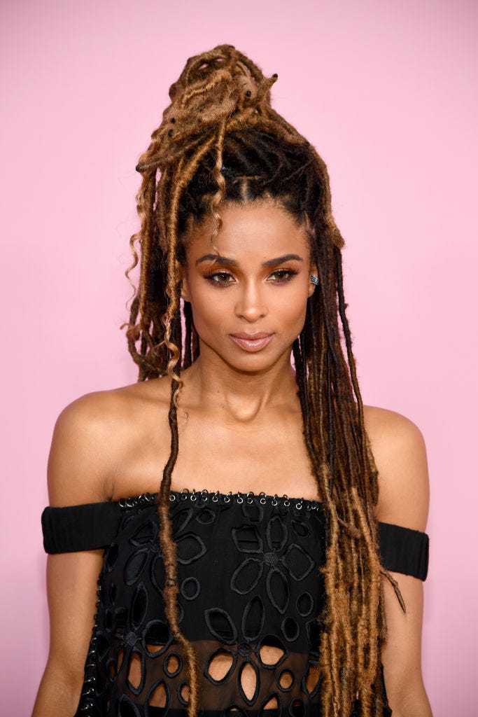 Half Up Half Down Hairstyles - Ciara