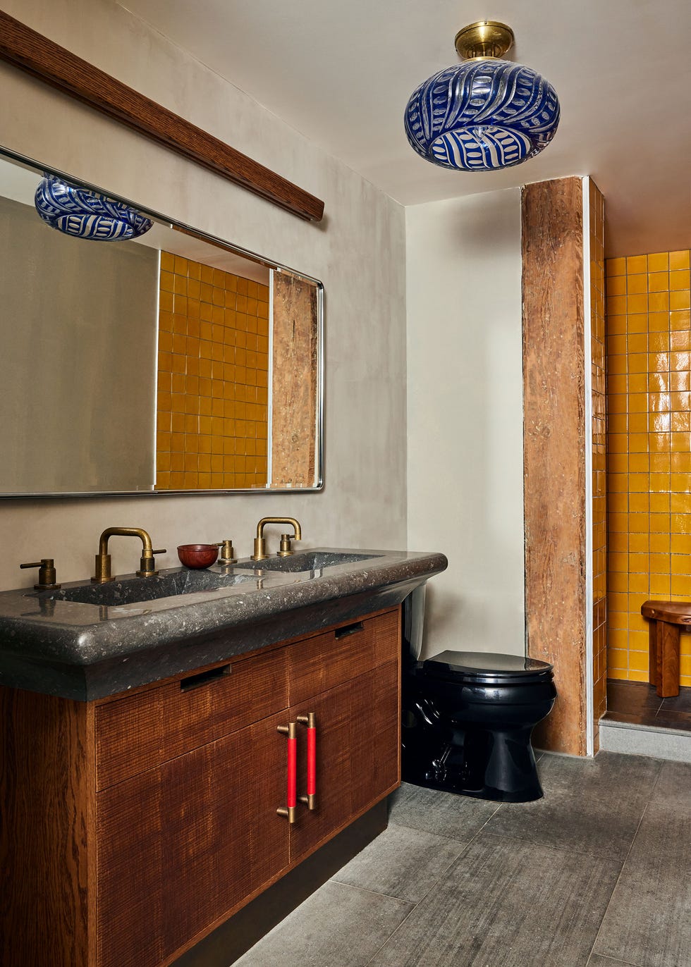 a bathroom with a sink and a toilet