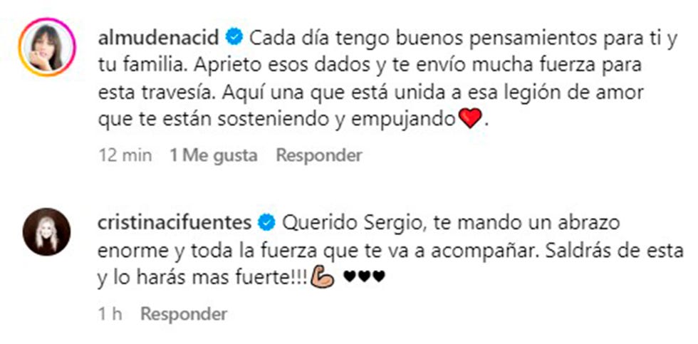 almudena cid y cristina cifuentes apoyan a sergio peris mencheta