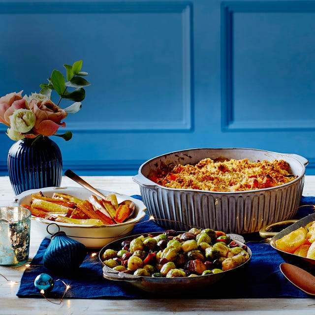 best christmas side dishes cider roasted roots