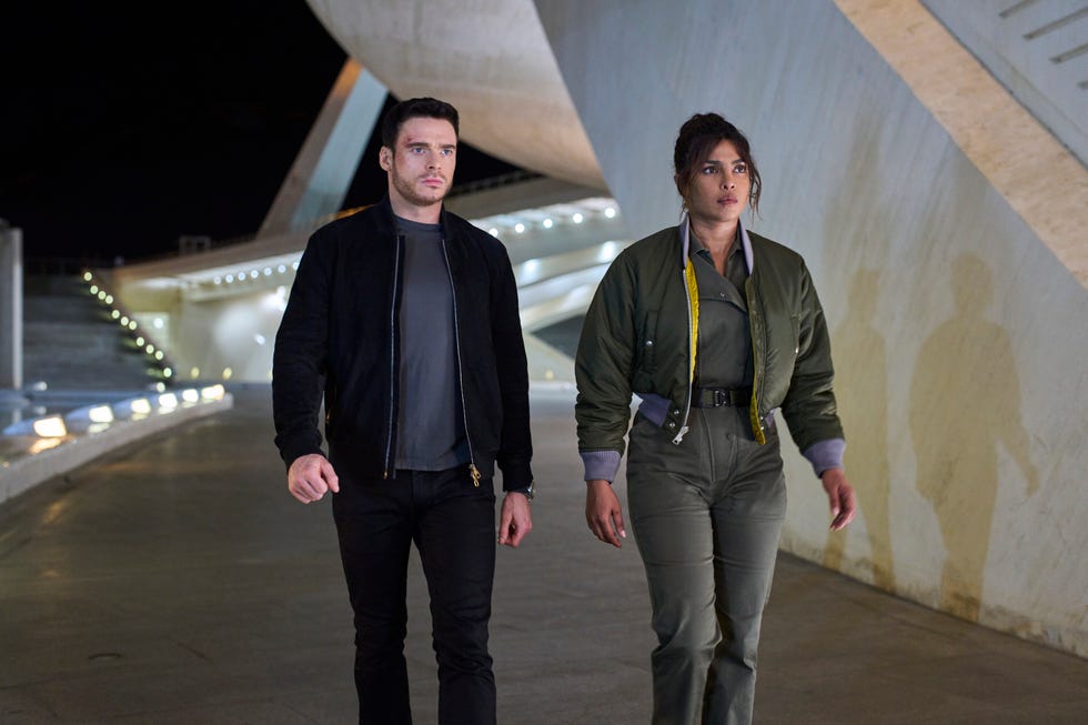 richard madden as mason kane, priyanka chopra jonas as nadia sinh 