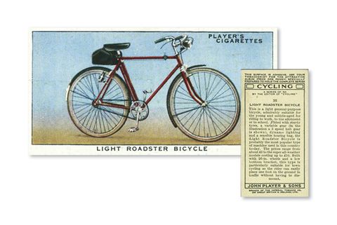 Bicycling Cigarette Trading Cards