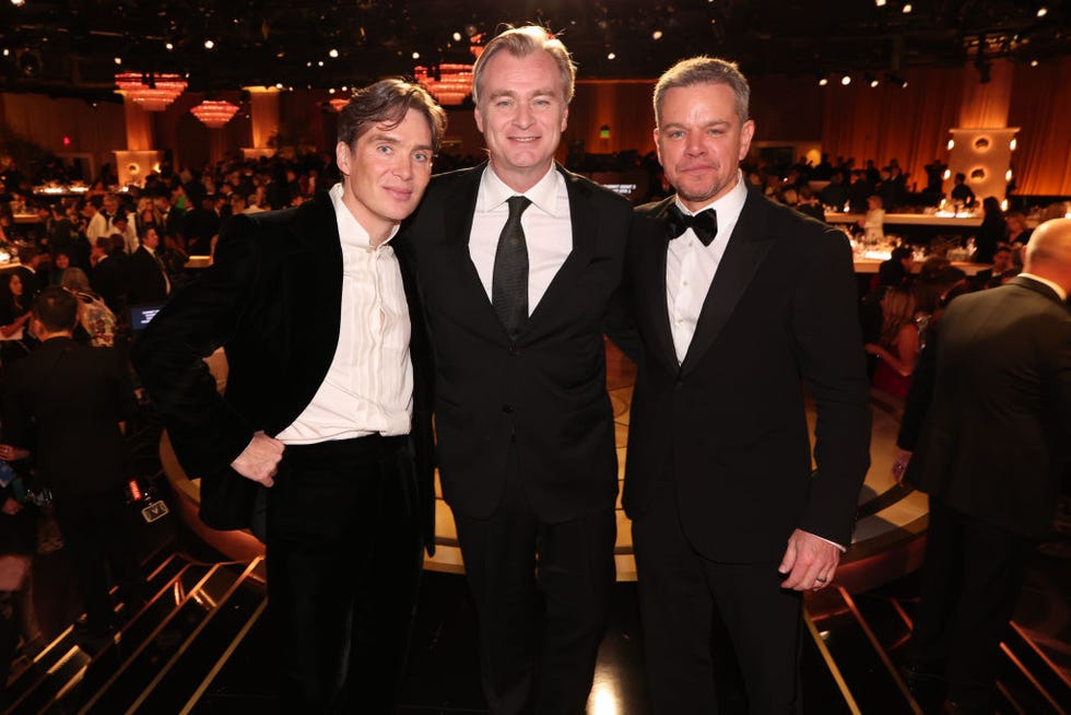 cillian murphy christopher nolan matt damon globos de oro 2024