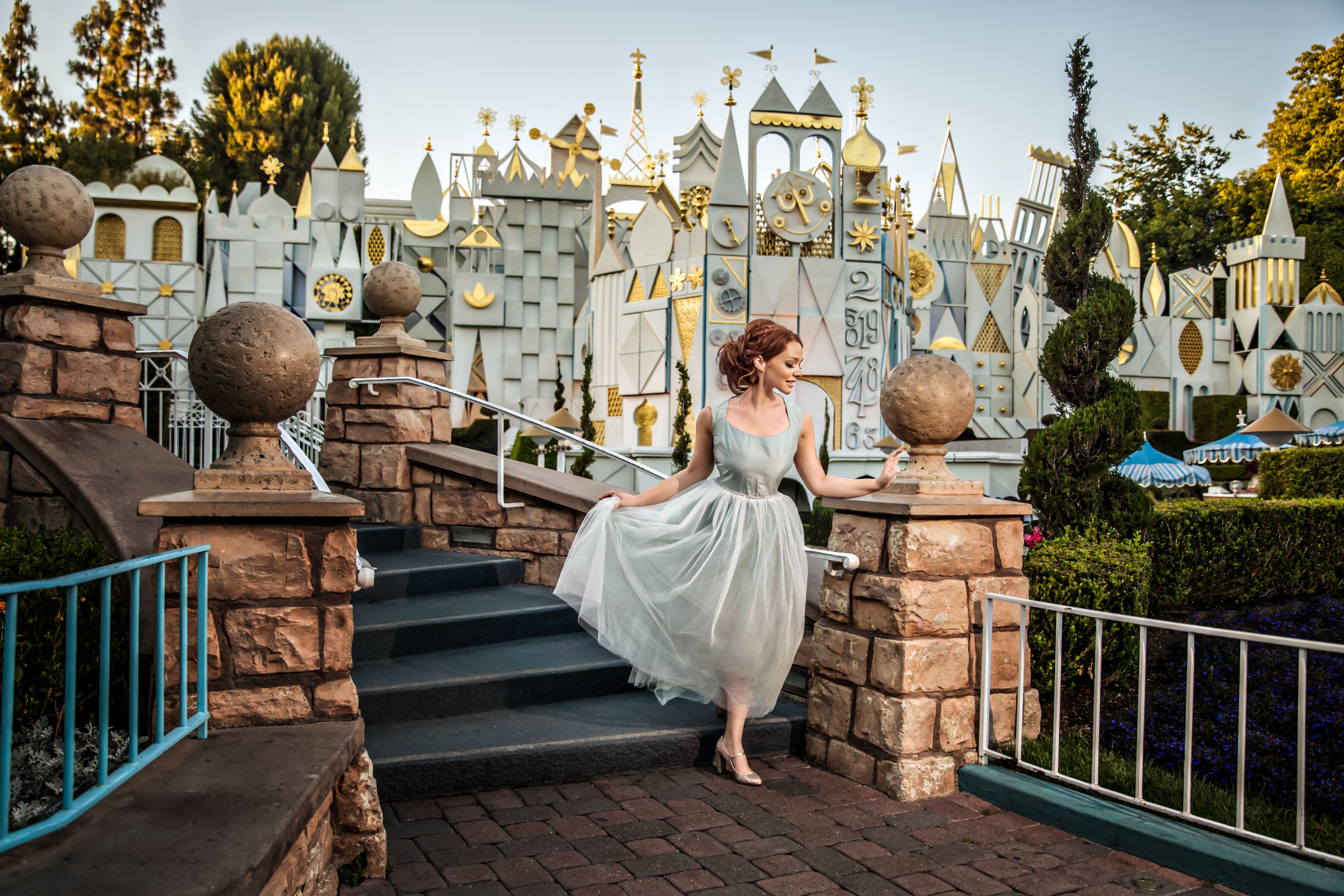 This Woman Had a Stunning Solo Photo Shoot at Disneyland After