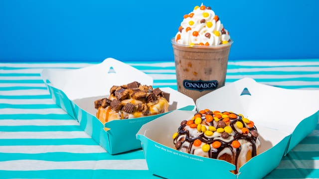 cinnabon reese's treat products