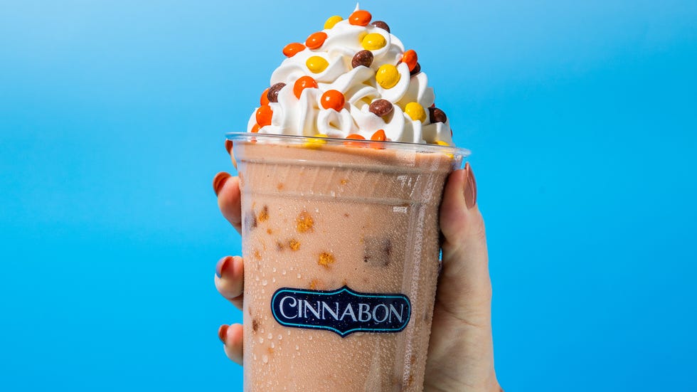 cinnabon's new reese's treats.
