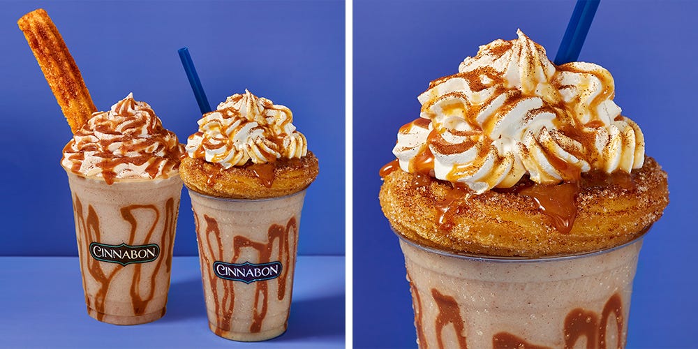 cinnabon-s-new-frozen-churro-chillata-is-topped-with-whipped-cream