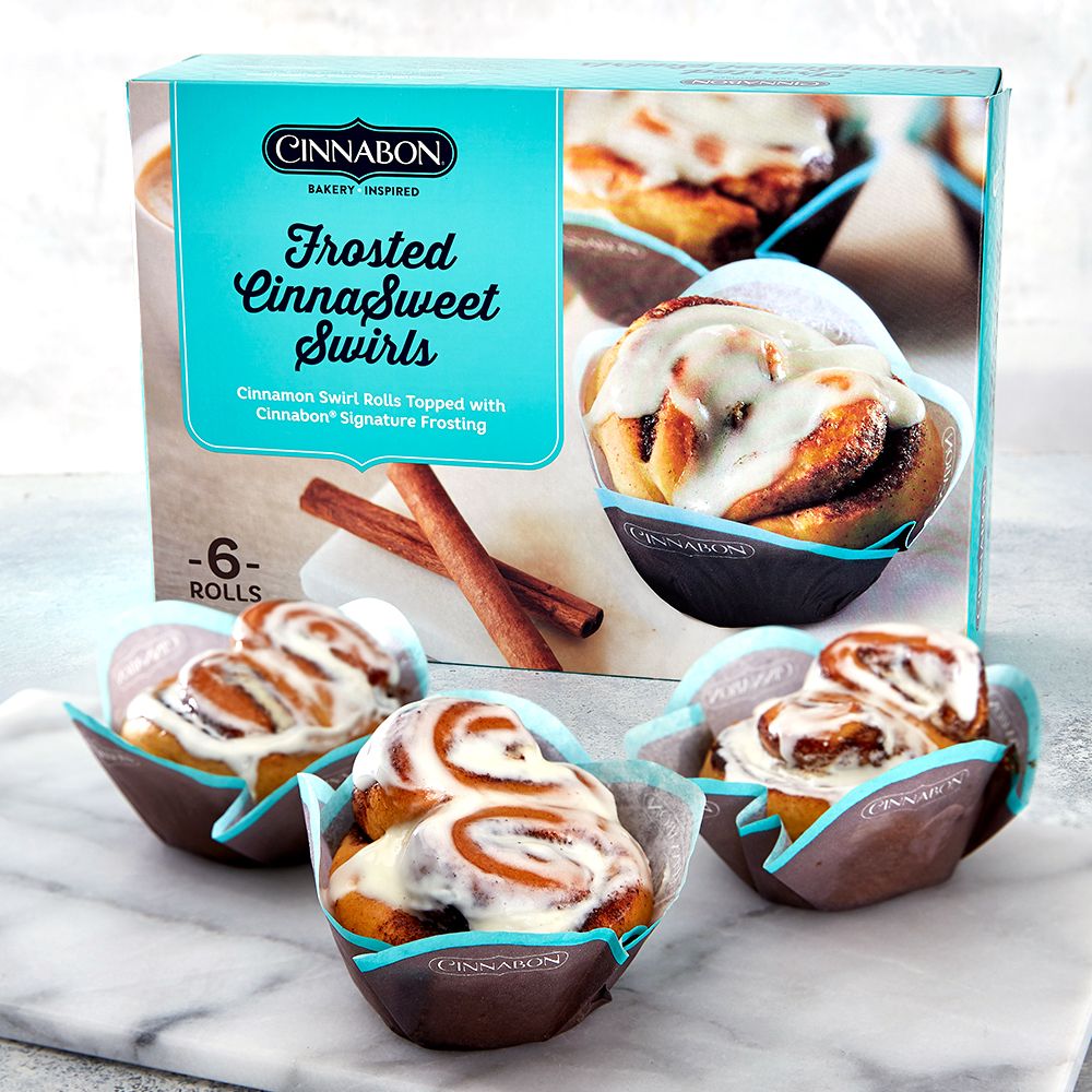 Cinnabon Just Released A Frozen Breakfast Line With Caramel Pecan Rolls ...