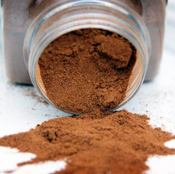 Cinnamon spice spilled out of container cinnamon spice spilled out of container