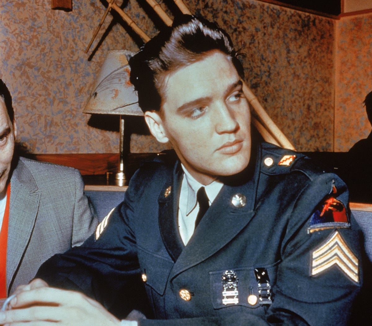 Elvis Presley in his US Army Uniform