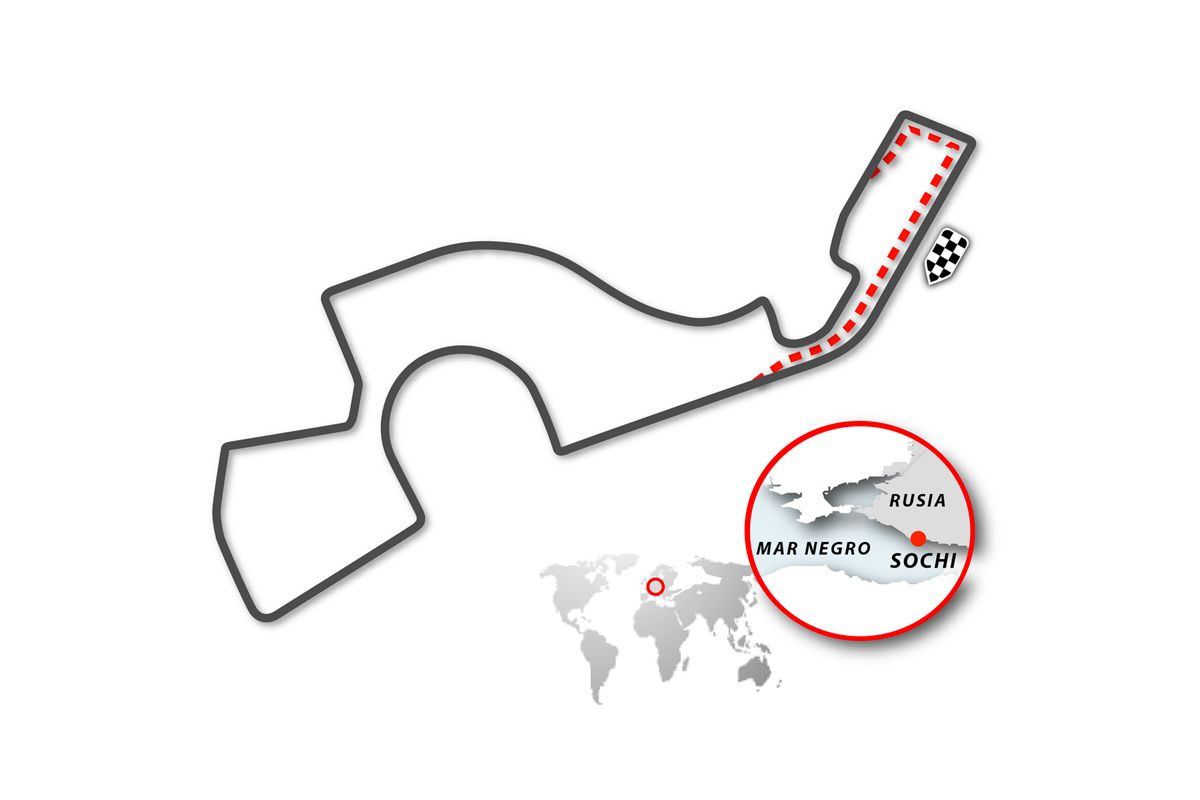 circuito de sochi, sede del gran premio de rusia de f1