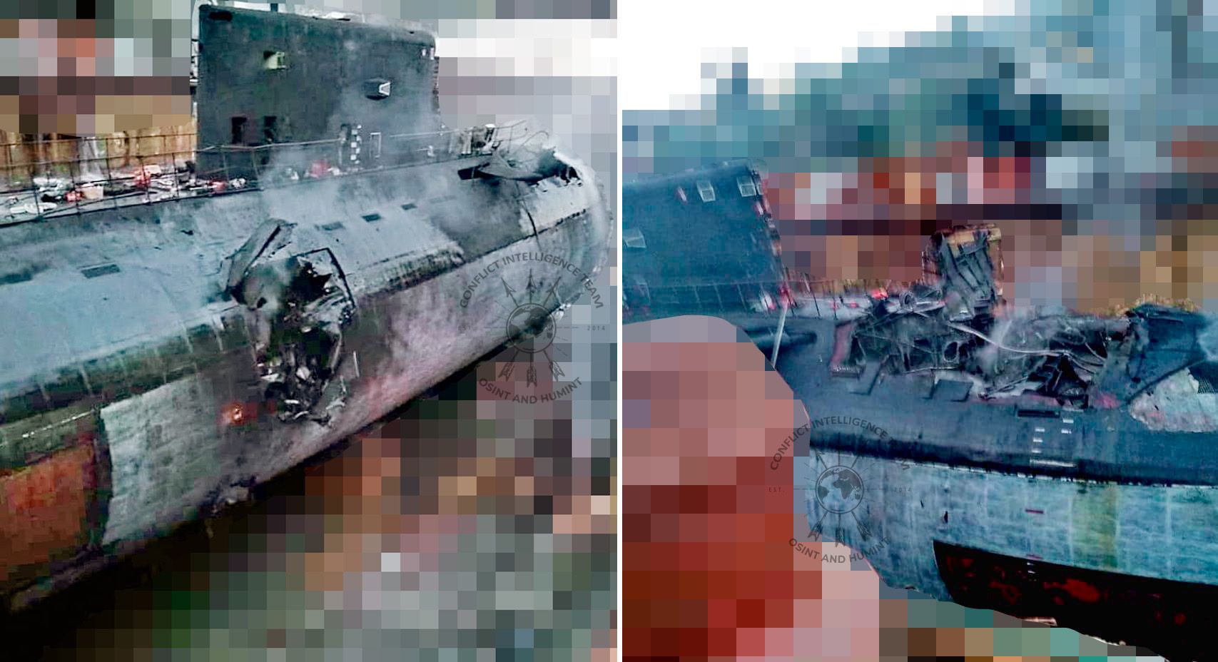 Ukraine Destroys Russian Submarine In Drydock: What Happened?