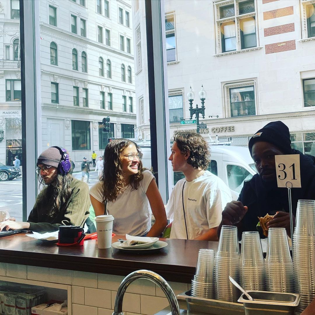 La cita de Zendaya y Tom Holland en una cafetería