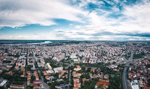 cityscape of belgrade, serbia