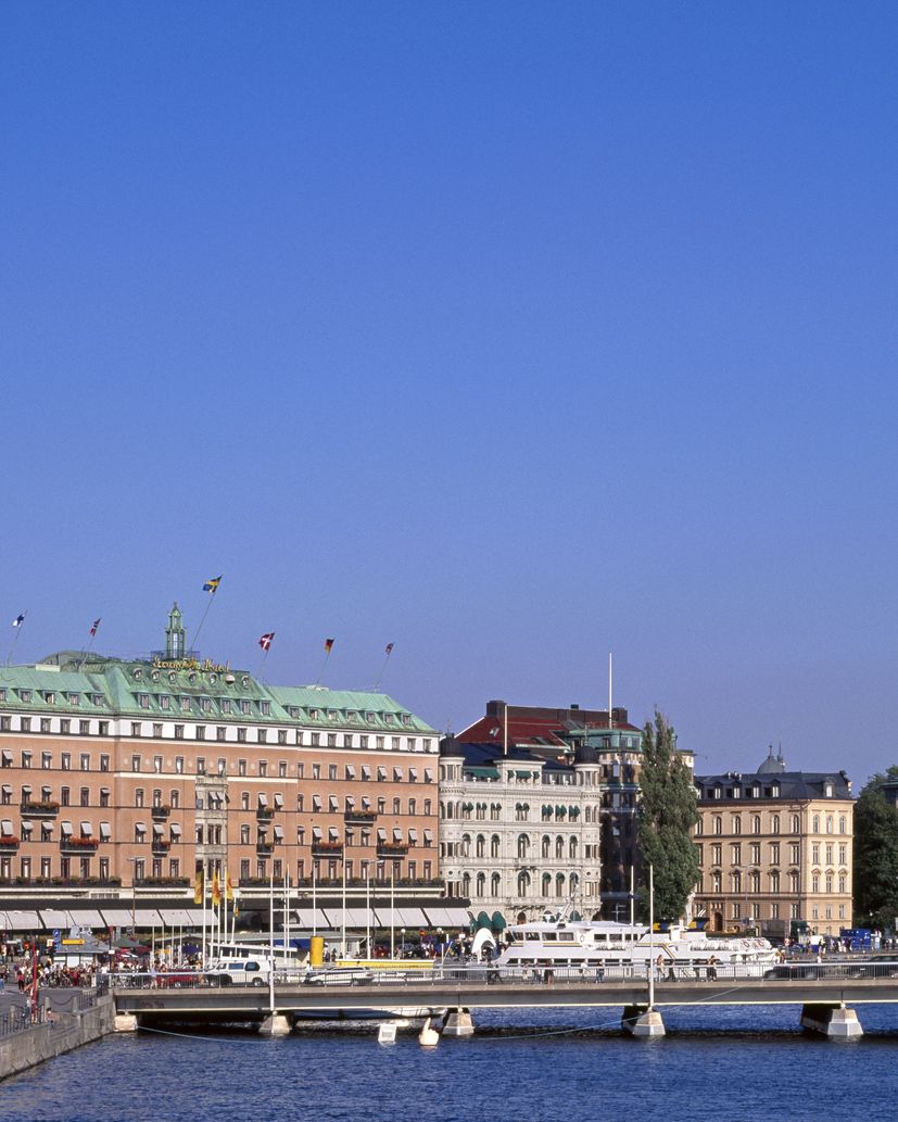cityscape of gamla stan in stockholm
