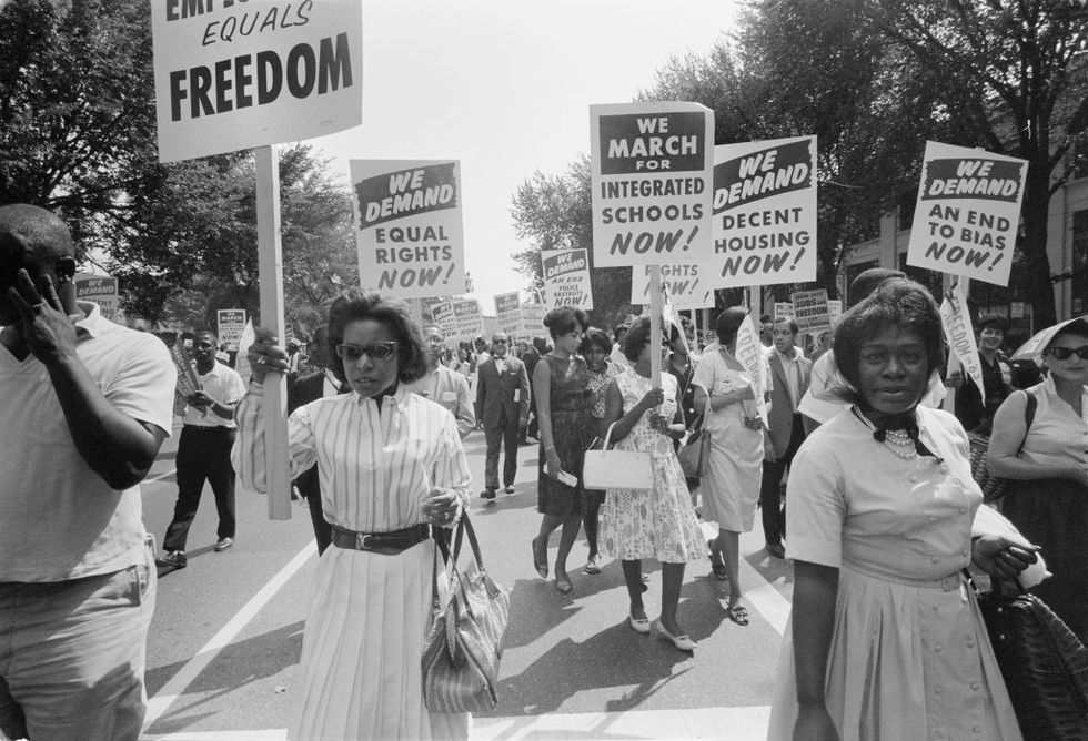 Civil Rights March, Washington DC USA, Warren K Leffler, August 28, 1963