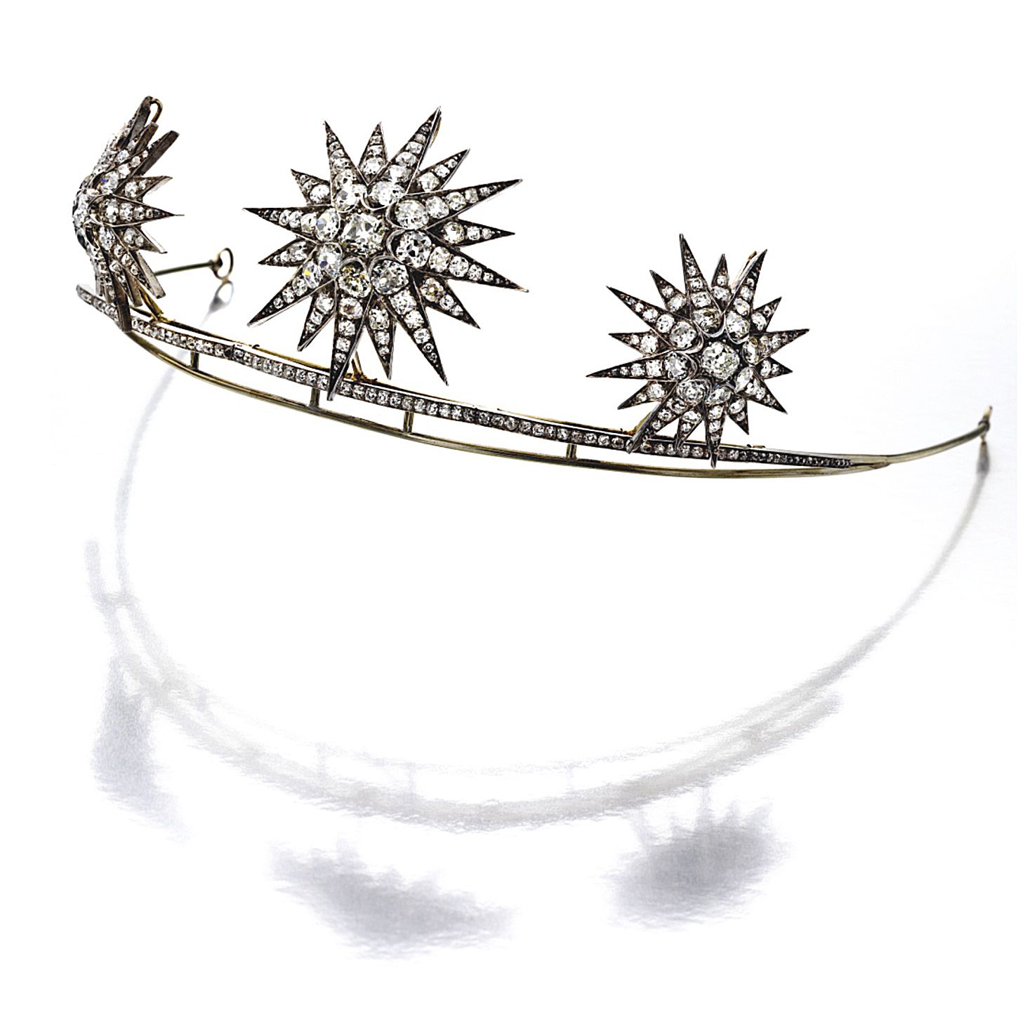 Starburst tiara, diamond, jewelry