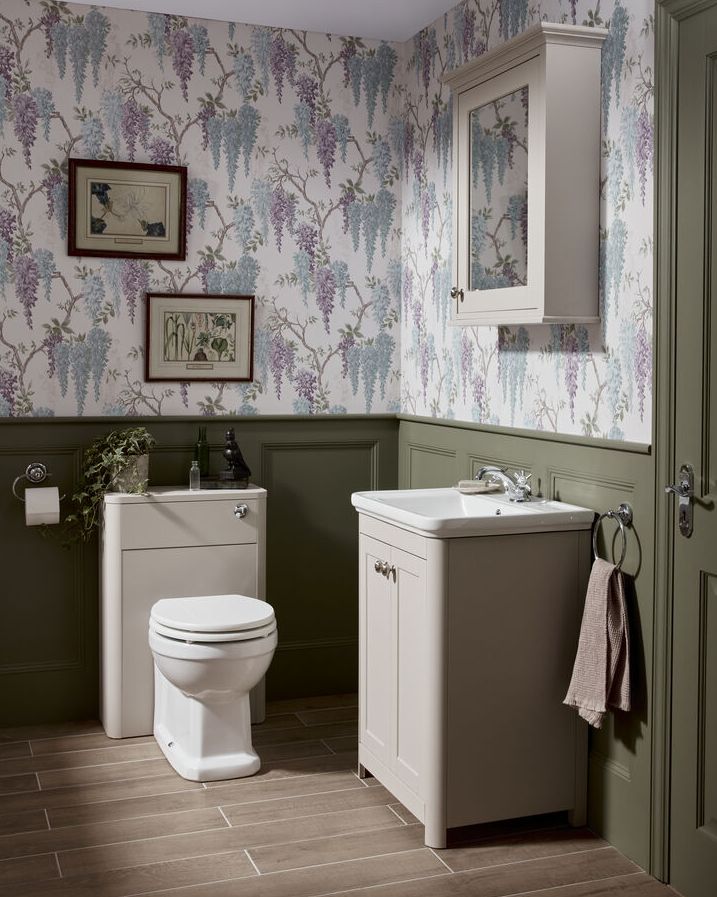 small bathroom ideas wallpaper