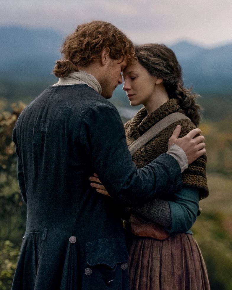 james fraser and claire in outlander